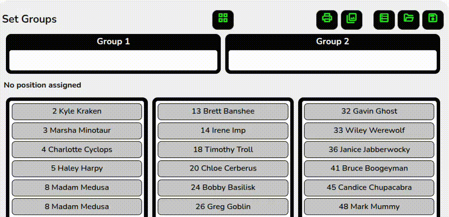 Group settings